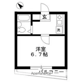 東京都中野区南台3丁目【マンション】の間取り