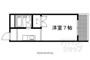 ガーデンクリス【3-E号室】の間取り