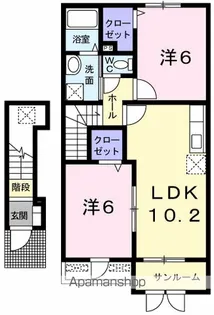 グランデー・ベル【2階】の間取り