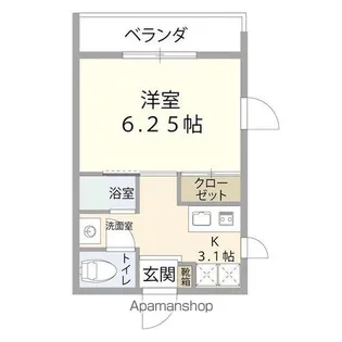 エクセレントTOMOS【305号室】の間取り