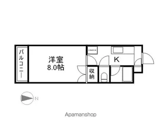 長野県長野市大字高田【マンション】の間取り