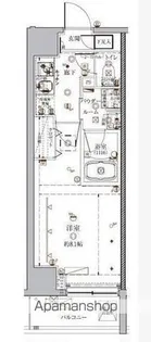 クレイシア入谷【3階】の間取り