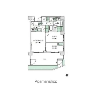 スタイリオ梶が谷【1階】の間取り