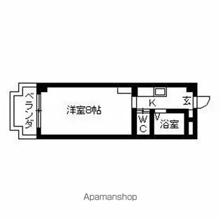 アイショウプラザ旭ヶ丘Ⅴ【3階】の間取り