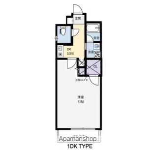 M’S BLDG【503号室】の間取り