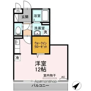 リビングタウン福山東 B棟【2階】の間取り