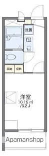 レオパレスGARDEN 丘【2階】の間取り