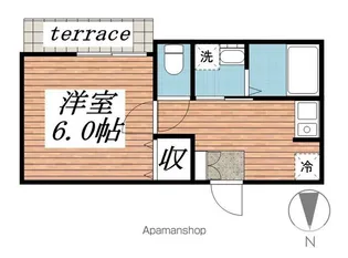 センターパーク北小金【1階】の間取り