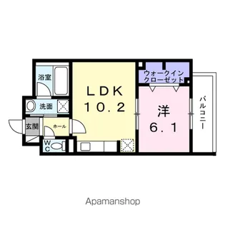 スカイノッツ北赤羽【1階】の間取り