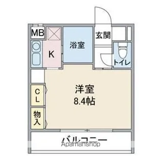Apt.浄心【2階】の間取り