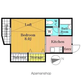ベノーネ土呂【2階】の間取り