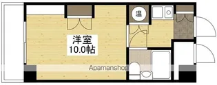 シティコーポ比治山【805号室】の間取り