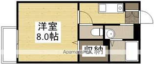 ミストラル庭瀬【102号室】の間取り
