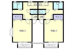 アークコート【2階】の間取り