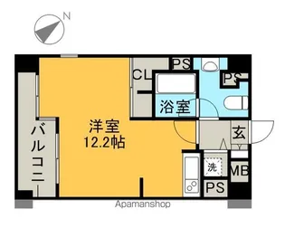 ラクレイス県庁口【9階】の間取り