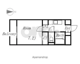 クラフトアルス【3階】の間取り