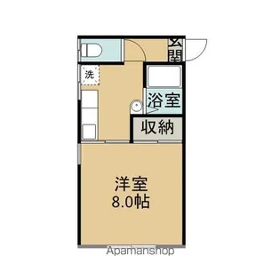 クレセントハウス【102号室】の間取り