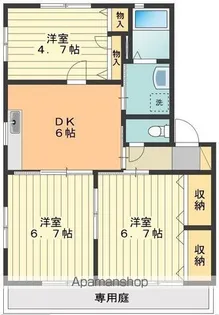 ミラコスタC【1階】の間取り
