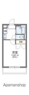 レオパレスM’Sフレーズ【207号室】の間取り