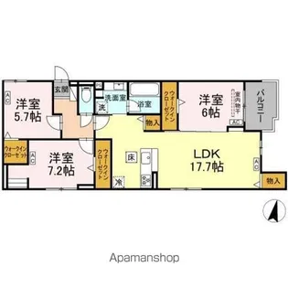 Century Grove 守山【1階】の間取り