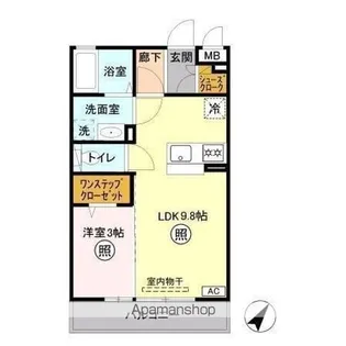 パークドプランタン A【3階】の間取り