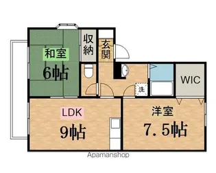 フレマリール桜ヶ丘B【203号室】の間取り