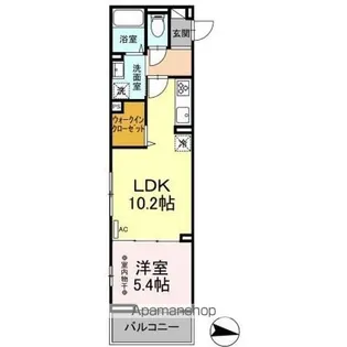 DーLIBERTE【2階】の間取り