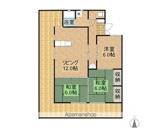 オレンジハウス【2階】の間取り