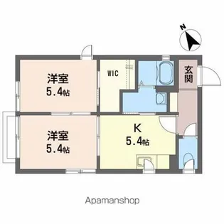 シェリル【202号室】の間取り