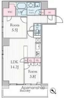URBAN PARK GRANDE代官山【3階】の間取り