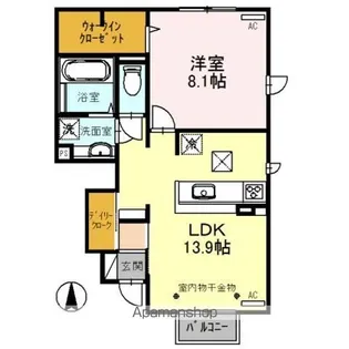プレミアAII【1階】の間取り