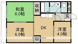 グランパルク【1階】の間取り