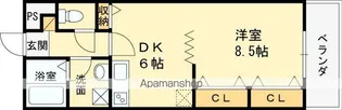 T−スクエア布施【2階】の間取り