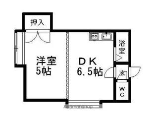 ホワイトヴィラⅡ【201号室】の間取り