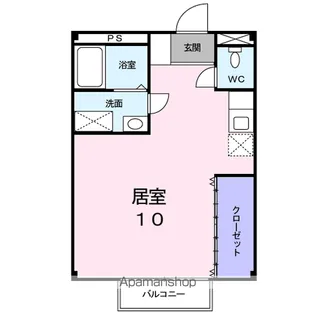 あんてぃーく【1階】の間取り