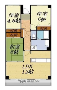 アートピア西ヶ崎【9階】の間取り