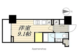 パークハビオ飯田橋【5階】の間取り