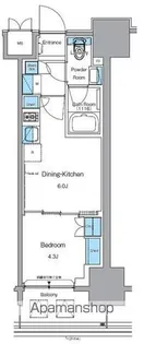 プライムアーバン浅草田原町【2階】の間取り