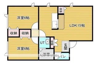 YOUトピア西町参番街【1階】の間取り