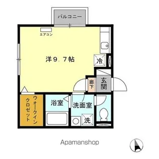 ラヴィータM【201号室】の間取り