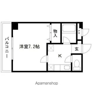 ガーデンプレイスT&T【2階】の間取り