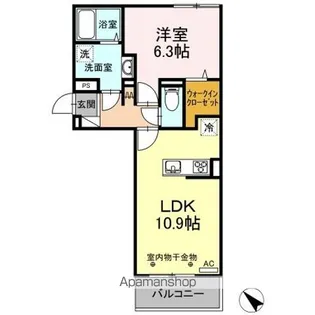 REJOICE松島【2階】の間取り