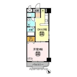 ジョイキャッスル【3階】の間取り