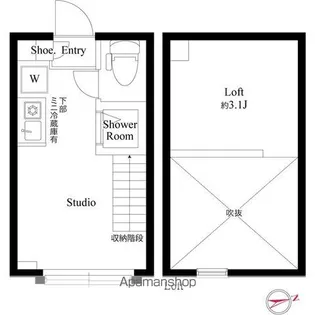 ハーモニーテラス高井戸西【1階】の間取り