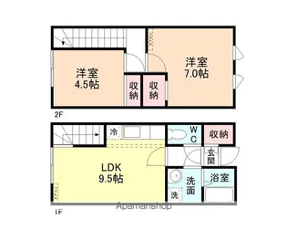 CASA MODENA【1階】の間取り