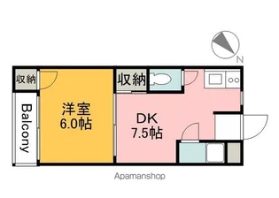 広島ベーカリービル【202号室】の間取り