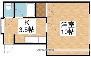 アビタルミネH棟【2階】の間取り