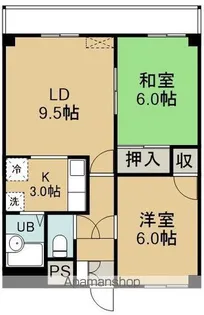 ガーデンパレス五稜郭【3階】の間取り