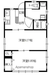 メゾン外崎2【2階】の間取り
