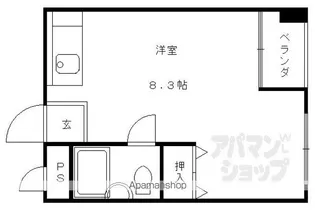 バドワール墨染【201号室】の間取り